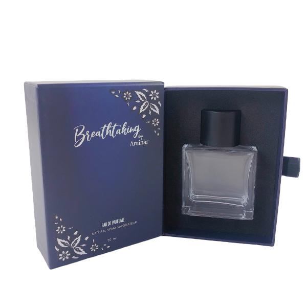 1000g Cardboard Hard Gift Boxes Luxury Perfume Box Packaging Hot Foil UV