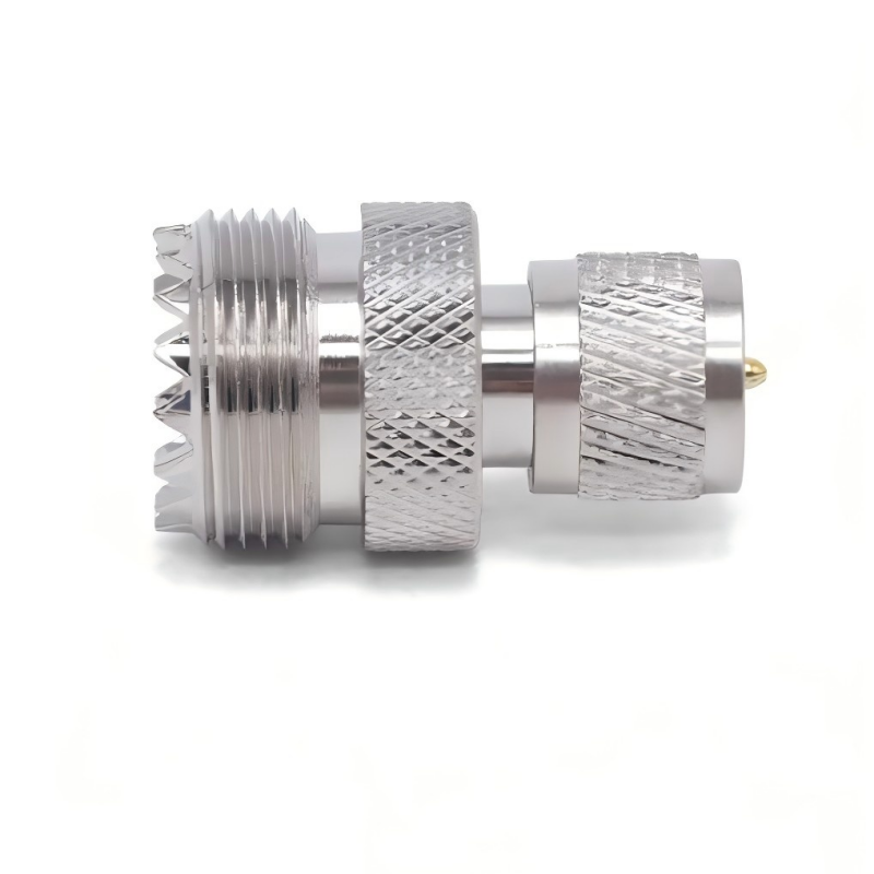 50Ω Impedance UHF to Mini-UHF RF Adapter with DC-2.5GHz Frequency Range and Low VSWR ≤1.25 for Stable Signal Transmission