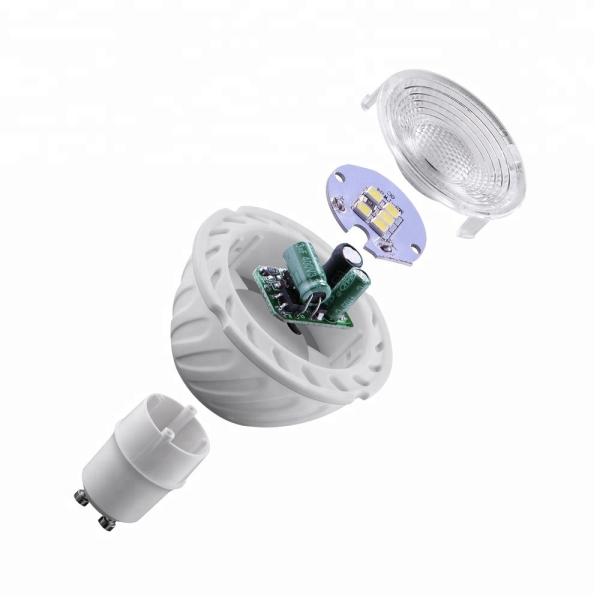 Lightweight 5W GU10 LED Bulbs Warm White 450 Lumen Practical SMD2835