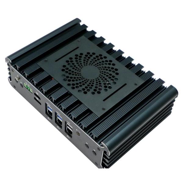 Quad Core IBOX-3126 Industrial Mini PC with 3*Intel I225-V 2.5G LAN and Fanless Design for Industrial Automation
