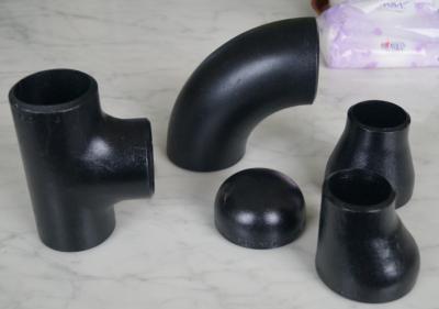 Polegada do ANSI B16.28 1/2 dos encaixes do aço carbono ASTM A234 WPB pintura de um preto de 48 polegadas