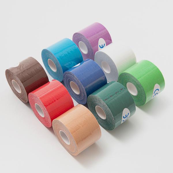 Kinesiology Tape 10cm 2.5cm 3.8cm 5cm 7.5cm Waterproof Breathable in Different Colors
