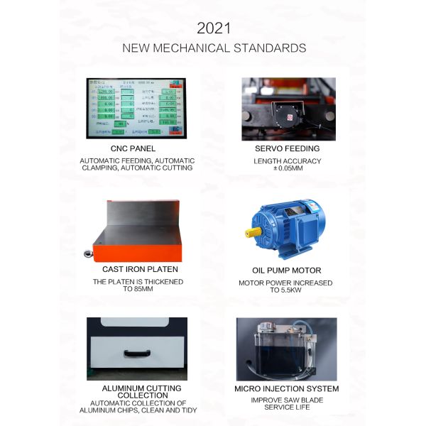 Aluminum Cutting Machine XS-455CNC Automatic Feeding Circular Sawing Machine