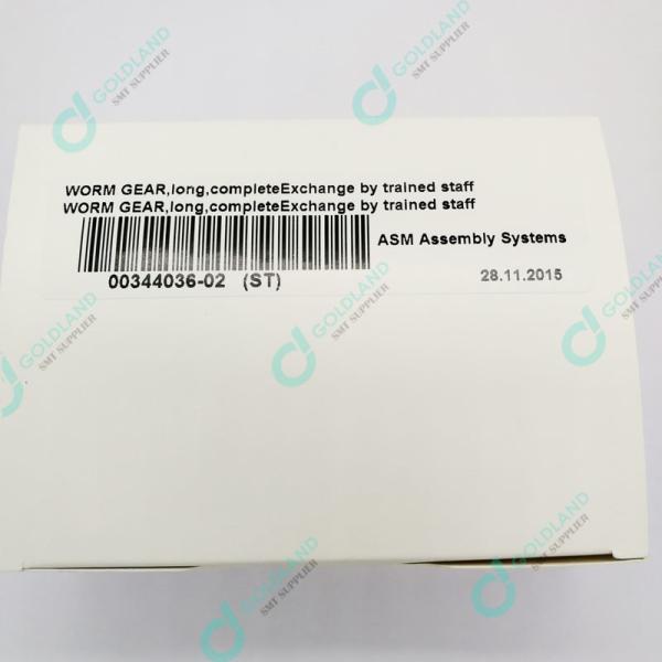 troca completa longa da ENGRENAGEM de SEM-FIM da peça sobresselente 00344036 do ASM de Siemems Siplace do smt pelo pessoal tralned para a máquina siemens de SMT