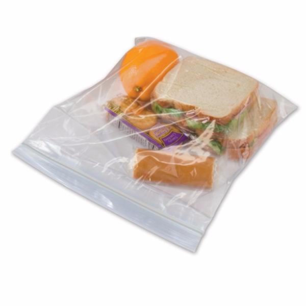 Sac étanche à l'humidité de tirette de nourriture, poche en plastique claire rescellable de serrure de fermeture éclair