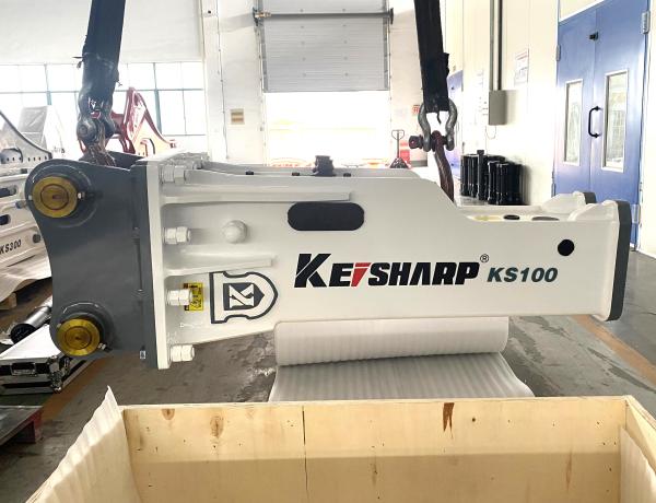KS550 200mm Chisel Box Type Excavator Hydraulic Breakers For Mining / Metallurgy