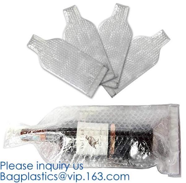 Reusable Wine Bottle Protector, Air Bubble Cushion, Travel Sleeve Case, Leak-proof Safety Impact Resist