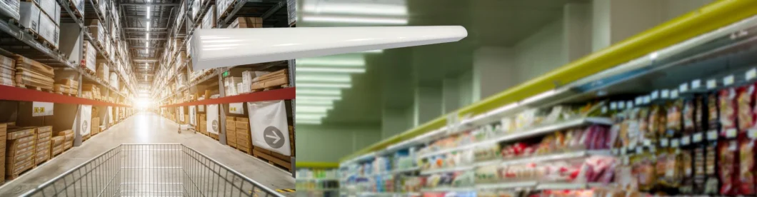 Светодиодный светодиодный свет для 2FT 20W 5 лет Гарантия Хранилище, метро, мастерская, супермаркет, торговый центр