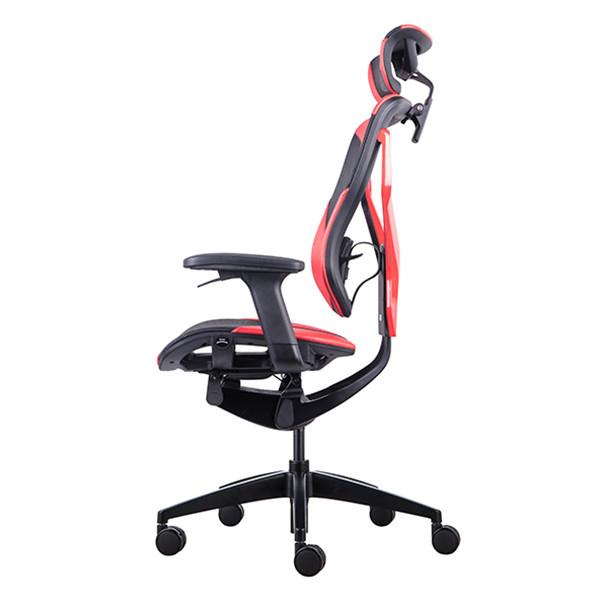 GT - 350 Certified PU Mesh Swivel Gaming Chair Cool Vida High Back Seating Red