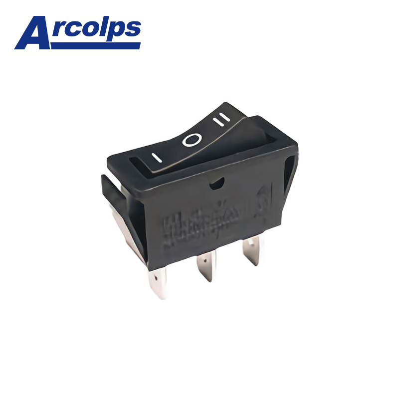 Boat-type Switches Lighted Switches With LED Light Large-size Current Square Plastic case Rocker Switch
