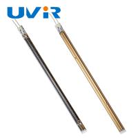 quartzo Heater Lamp do tubo do gêmeo de 15x33 TL1145, lâmpada de aquecimento do Ir do revestimento do ouro