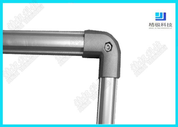 Montage de tuyau en aluminium joints en aluminium de tuyauterie de coude de 90 degrés pour le tuyau d'OD 28mm
