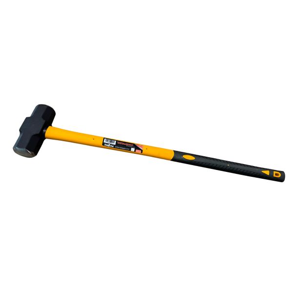 Sledge hammer with fiberglass handle