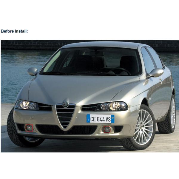 Alfa Romeo 156 car front daytime running lights LED fog lights for sale
