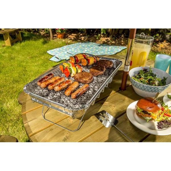 Наружный мини портативный одноразовый мгновенный угольный гриль инструмент для кемпинга пикник гриль