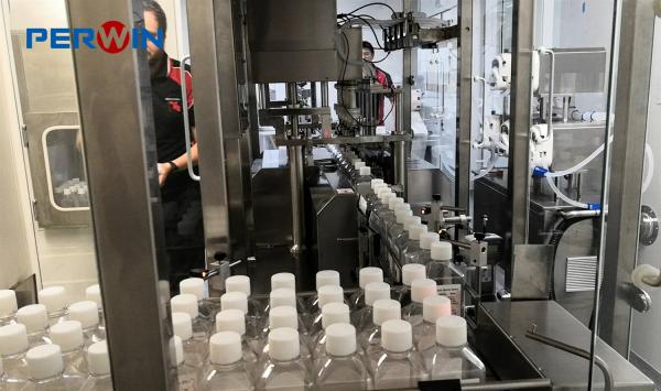 Máquina de enchimento de soro animal de alta capacidade e velocidade de enchimento de precisão 5-30 garrafas/min