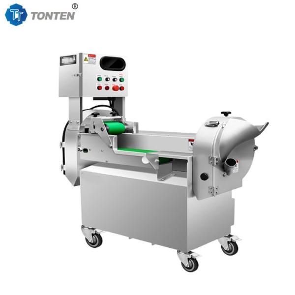 Máquina de cortar vegetais industriais totalmente automática para restaurante de supermercado