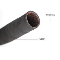ID 32 mm cubierta de tela negra manguera de soldadura de caucho excelente resistencia a la llama