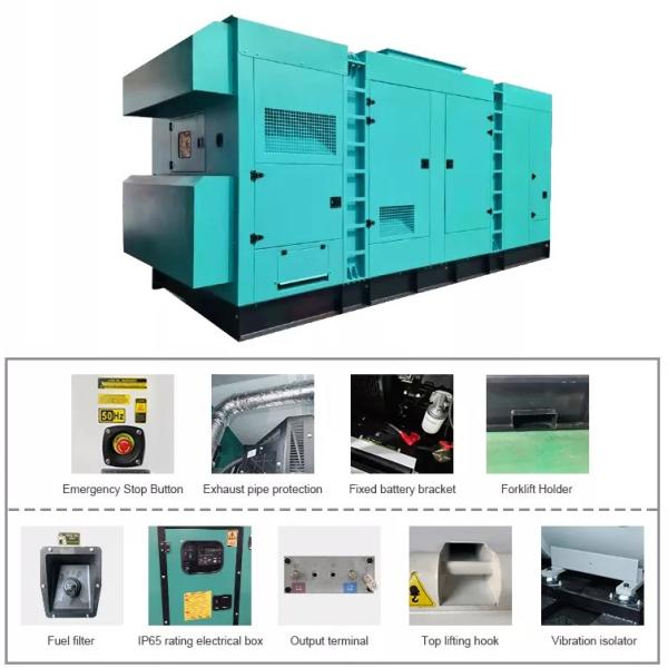 Трейлер SHX установил дизельный генератор генератора 300kva непрерывный молчаливый резервный