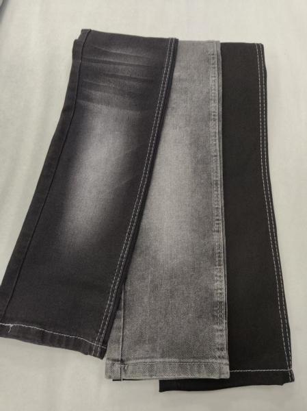 11.8oz Excellent stretch BLACK/BLACK 7*10/105 Denim fabric  JSD3252A for high quality