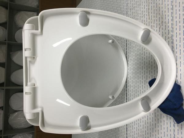 Various Color Oval Toilet Seat Lid Covers With Plastic Seal Diaphragm Packing