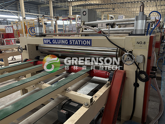 1300mm Effective Laminating Width Gypsum Ceiling Tile Production Line with 2-15m/min Adjustable Speed and PLC System Electric Control