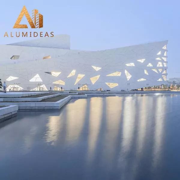 White Perforated Metal