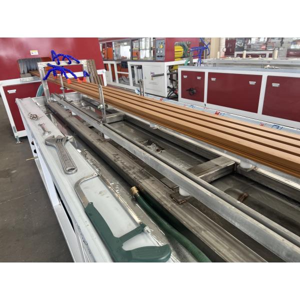 Outdoor PE/PP WPC Composite Floor Decking Extrusion Machine for WPC Decking and Plank