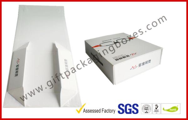 2MM Thickness Greyboard Electronics Packaging for Sun Glasses , Magnetic Flatable Box Packaging