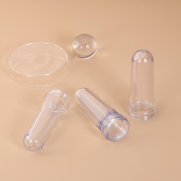 Pharmaceutical Grade Cosmetic PET Bottle Embryo Recyclable Eco Friendly Material