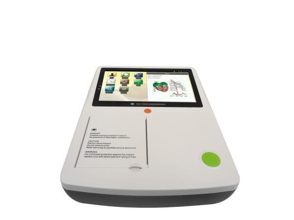 Eletrocardiógrafo esperto médico da máquina de Digitas seis ECG do armazenamento alto com software livre