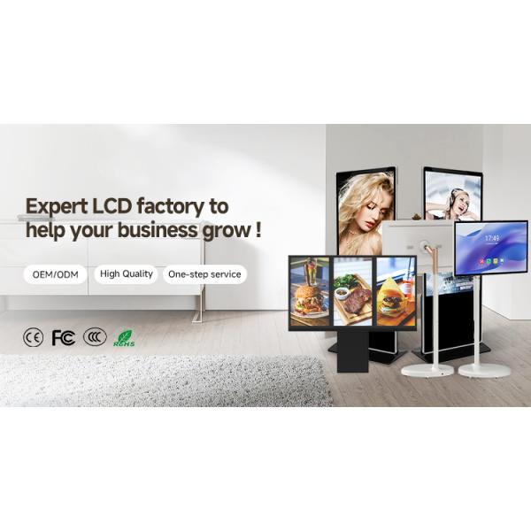 60Hz 21,5 pulgadas Smart TV 1920x1080 Televisión de soporte portátil Android 12