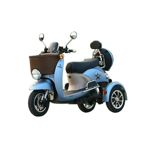 20AH Battery Electric Three Wheel Motorcycle 6-8h Charge Time With Rear / Front Box