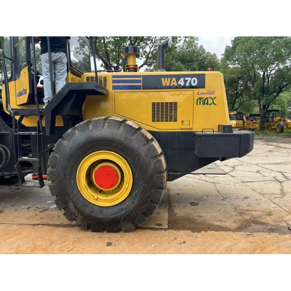 Construction equipment used wheel loader komatsu WA470-3 for sale