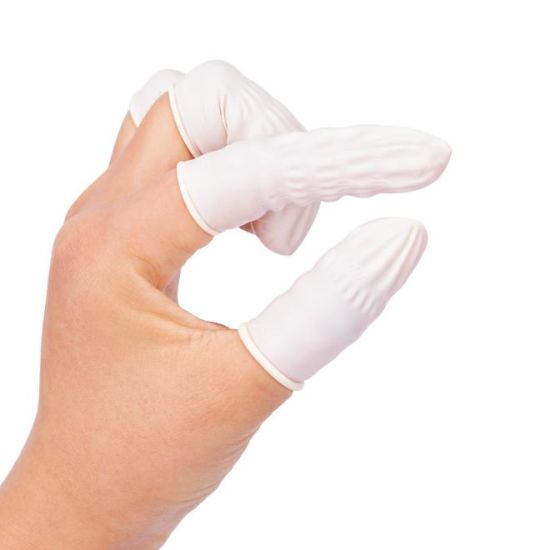 Стойла пальца чистой комнаты желтый цвет резинового статический неконсервативный для электронного производства