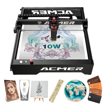 ACMER P1 10W Desktop Laser Engraving Machine Aluminum Material