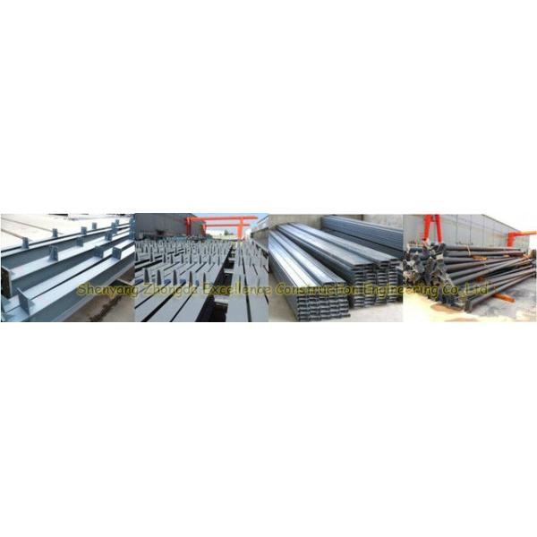 Q235 Q345 Steel Hangers Construction Uv Resistant Industrial Steel Buildings