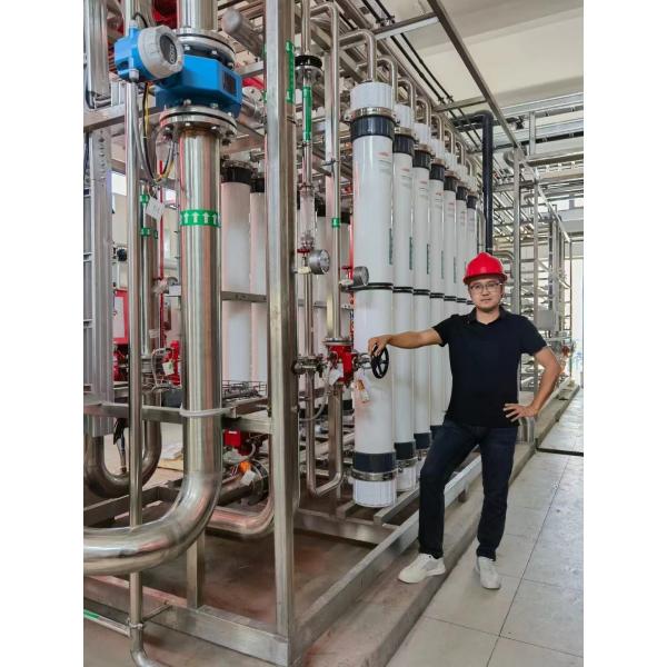 Large Scale Ultra Pure Water Equipment 30T Per Hour Ultrafiltration System