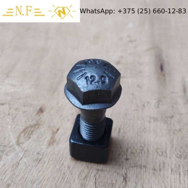 Grade12.9 Fastners Relax Track Bolt And Nut 12*8 19mm On Track Assy
