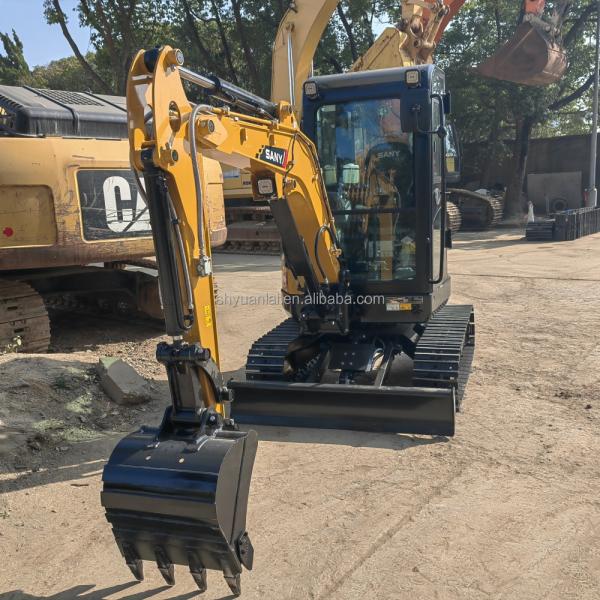 2.5 tonnes mini excavateur rétro excavateur SY26u utilisée rampe hydraulique excavateur d'occasion SY26U en stock