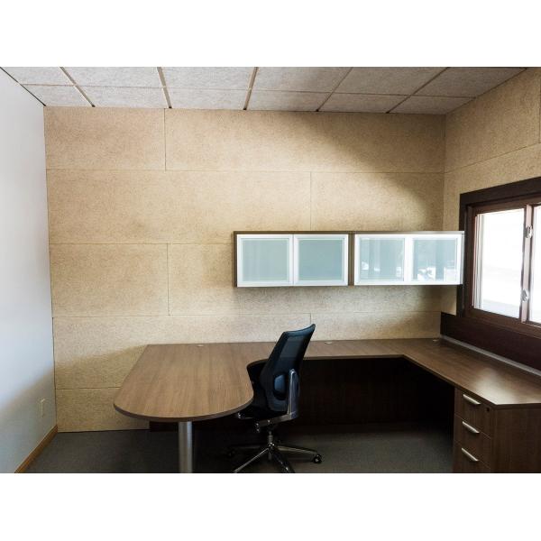 Office Wooden Wall Sound Absorption Isolation Board Wood Wool Cement Acoustic Panels