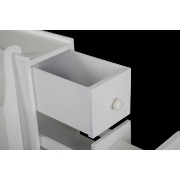 Wooden Narrow Storage Cabinet With Pull Out Drawer , Freestanding Bathroom Storage