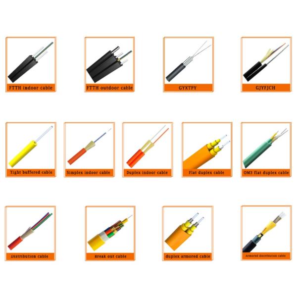 G657A FTTH Messenger Fiber Optic Cable With LSZH Jacket