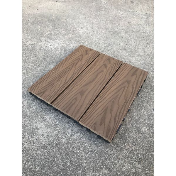 Interlocking WPC Floor Tiles for Patio, Bug Proof, Durable Finish, 10 Year Guarantee