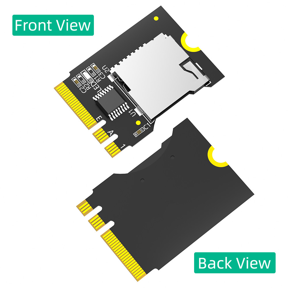 Новая версия Micro SD Card TF SDHC SDXC To NGFF Ключный адаптер A-E