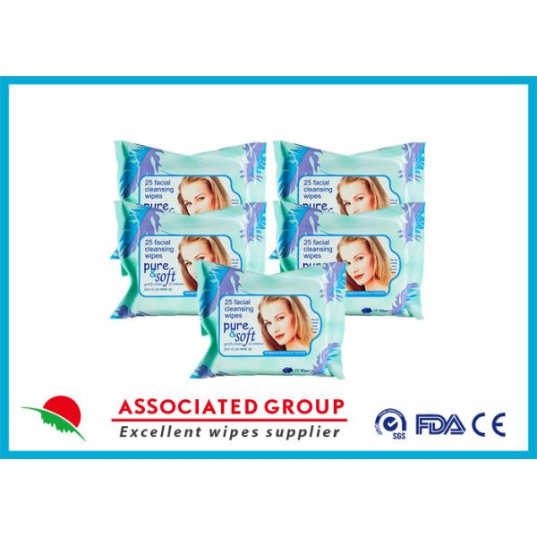 Trapos sin alcohol del removedor del maquillaje, color blanco de los trapos femeninos orgánicos para los hombres