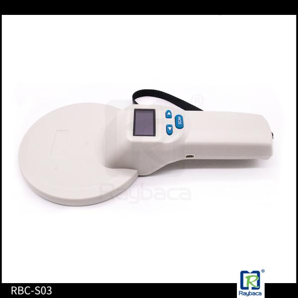 3.7V 134.2khz Livestock Microchip ABS Rfid Ear Tag Reader