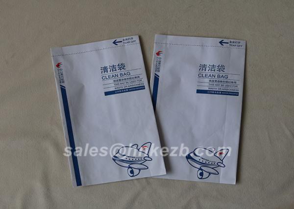 Disposable Paper Cup Accessories 24 * 12 * 8cm Airline Cleaning Paper Bag Air Sickness