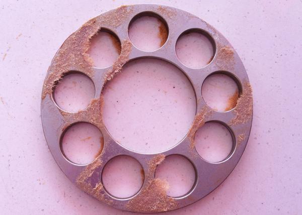 Placa ajustada do bloco de cilindro da bomba hidráulica HPV55 da máquina escavadora de PC120-3 PC120-5