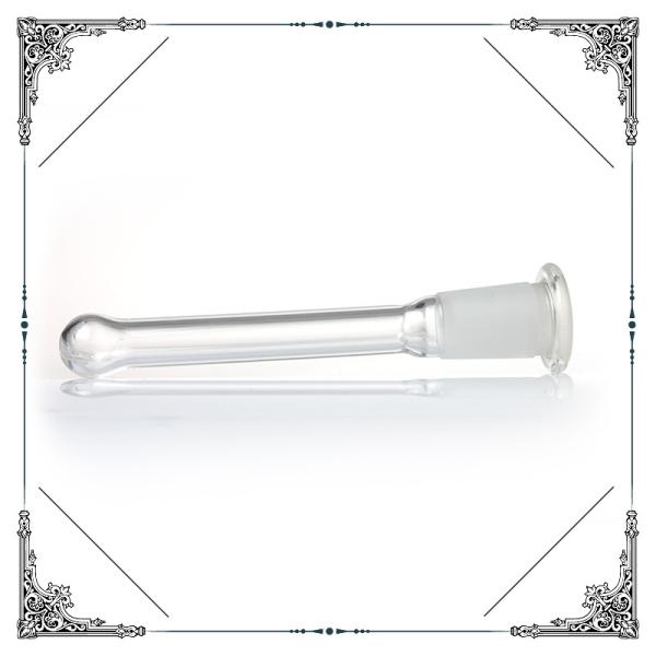 White Hookah Glass Downstem For Bubbler Bong Smoking Water Pipes